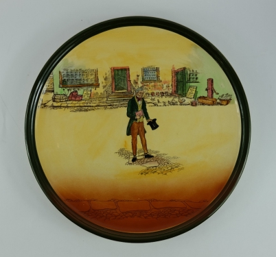 Appraisal: Royal Doulton Dickens seriesware large charger Tom Pinch D diameter