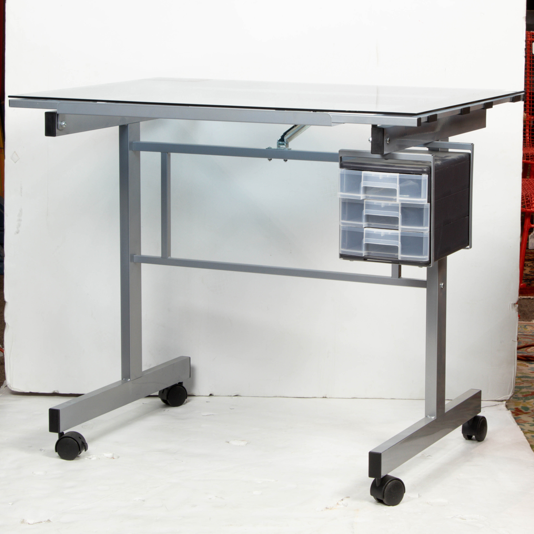 Appraisal: CONTEMPORARY DRAFTING TABLE Contemporary drafting table h x w x