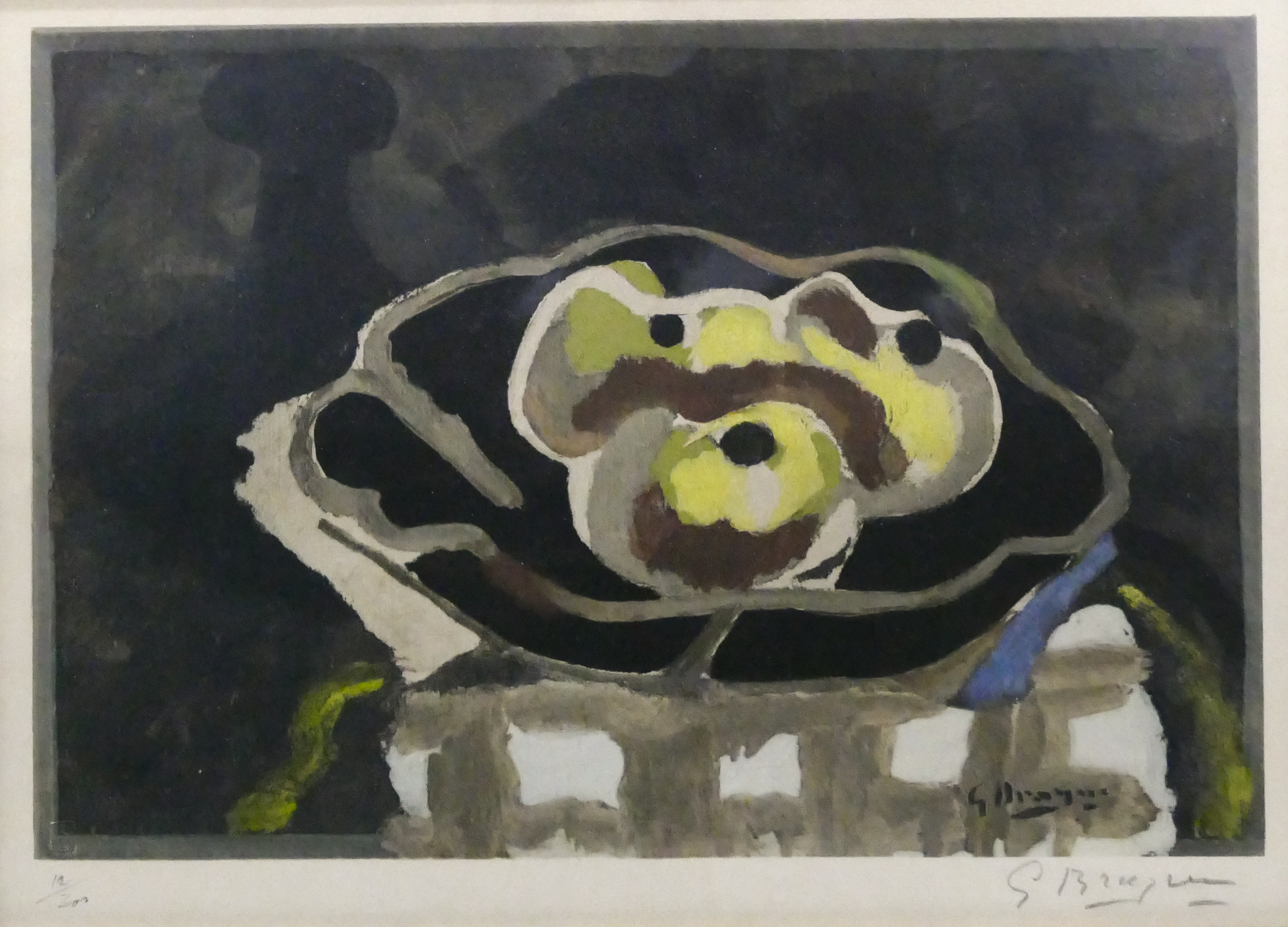 Appraisal: Georges Braque - France 'Still Life with Apples' Color Lithograph