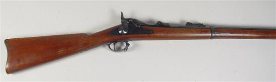 Appraisal: Model Trapdoor Rifle Gun has been refinished and breechblock replaced