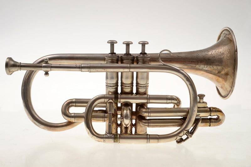 Appraisal: CORNET Bb - EARLY TH CENTURY SILVR CORNET 'CLEAR-BORE CLASS