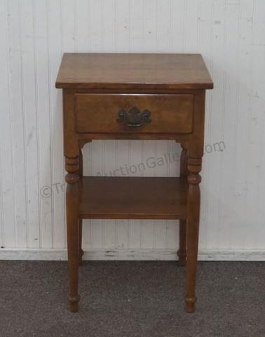 Appraisal: Ethan Allen American Traditional Side Table Made of solid maple