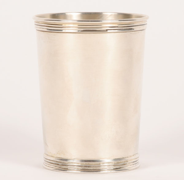 Appraisal: William T Trees American sterling silver mint julep cup oz