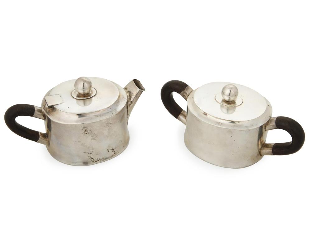 Appraisal: A William Spratling sterling silver cream and sugar set William