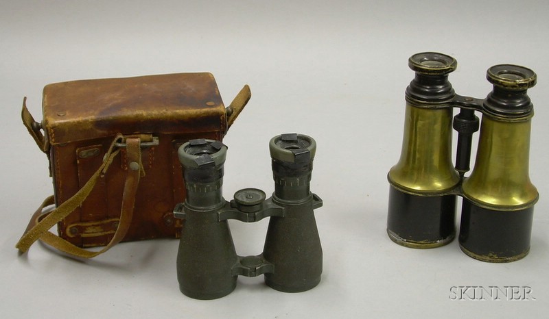 Appraisal: Two Pair of Binoculars one a late th century pair