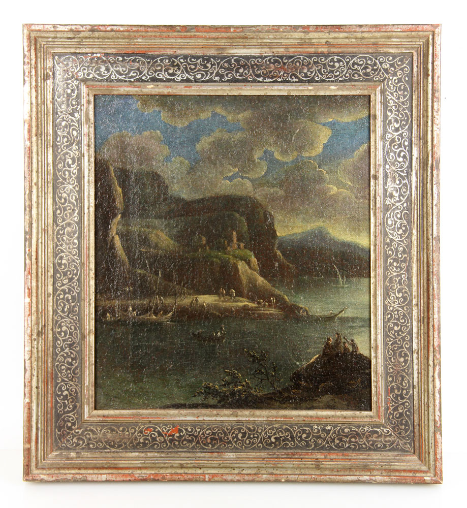 Appraisal: - th C Italian School Coastline O C th century