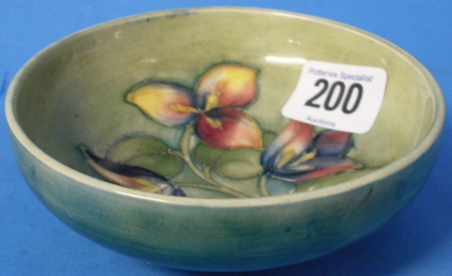 Appraisal: Moorcroft Dish decorated in the Bourgonvillia Design diameter cm