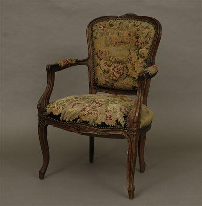 Appraisal: Louis XIV-Style Fauteuil