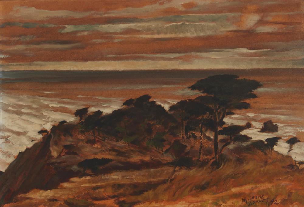 Appraisal: MILFORD ZORNES - NORTHERN COAST OIL ON ARTIST BOARD H