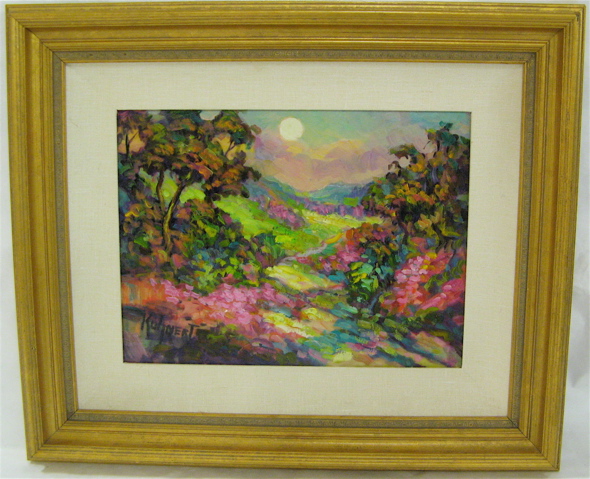 Appraisal: MANFRED H KUHNERT OIL ON CANVAS California born titled Spring