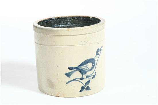 Appraisal: STONEWARE CROCK American nd half- th century Impressed with a