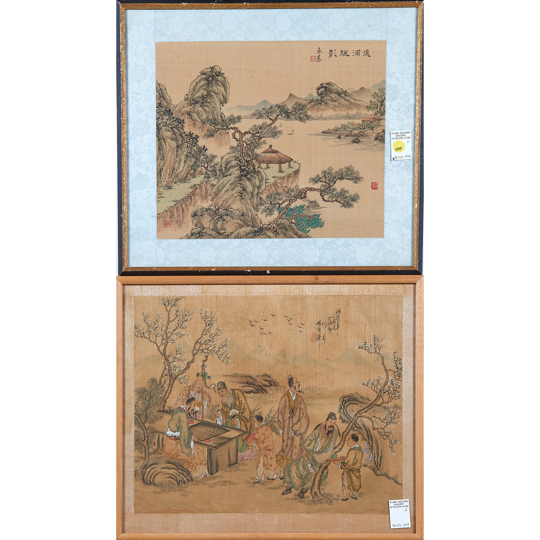 Appraisal: LOT OF CHINESE WATERCOLOR PAINTING lot of Chinese watercolor painting