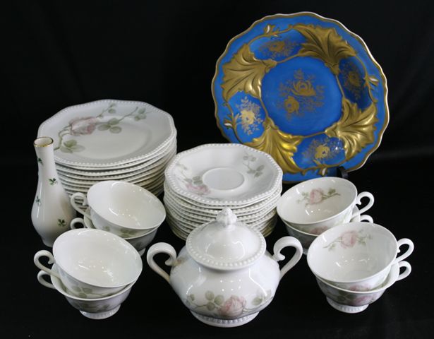 Appraisal: A Rosenthal part tea service pieces together with an Austrian