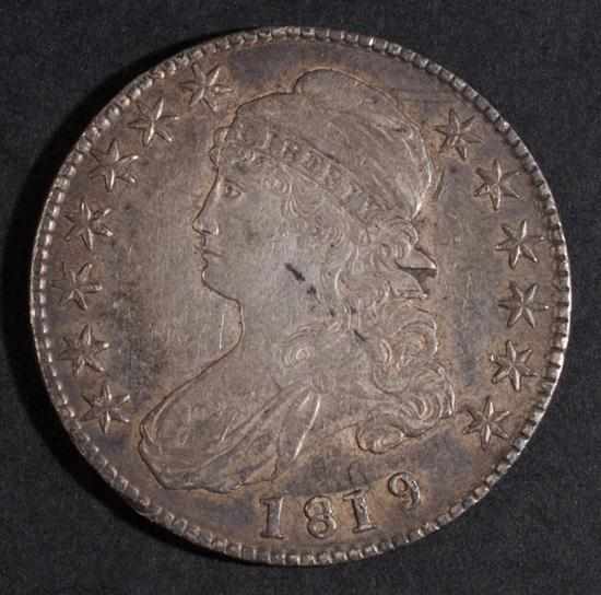 Appraisal: United States capped bust type silver half dollar small ''