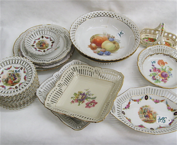 Appraisal: GROUP OF ASSORTED GERMAN PORCELAINS pieces Includes Schumann Arzberg Barbarian