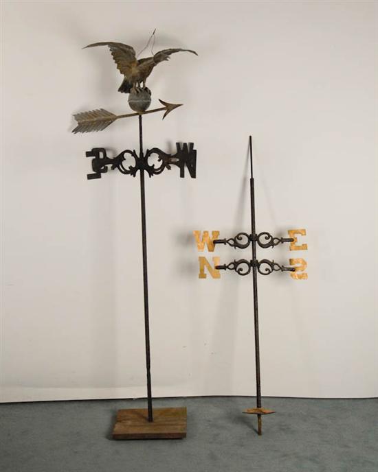 Appraisal: A th C Spread Wing Eagle Copper Weathervane the eagle