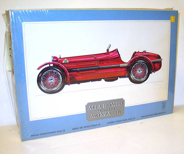 Appraisal: Pocher Alfa Romeo Monza Kit Lot features a th scale