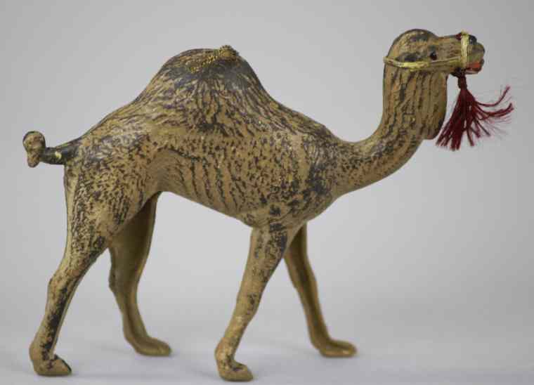 Appraisal: STRIKING DRESDEN CAMEL Germany very realistic example one hump camel