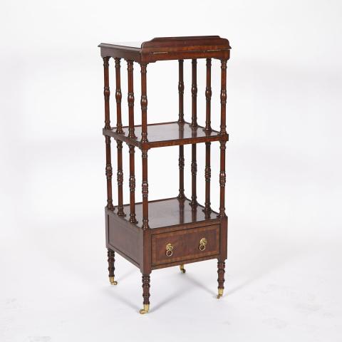 Appraisal: Regency Style Mahogany Crossbanded Lectern height cm width cm depth