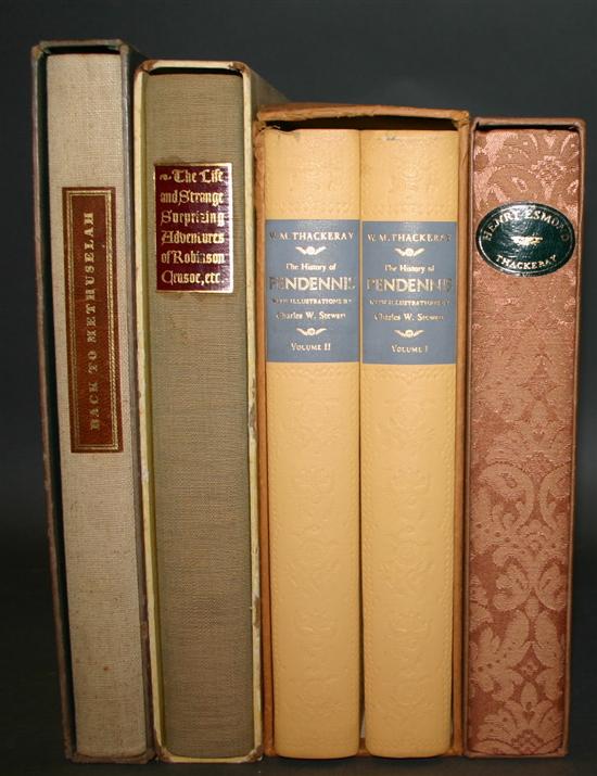 Appraisal: English Literature Titles Vols to Various cloth very good slipcase