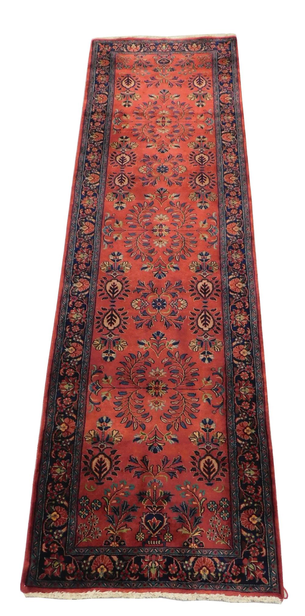 Appraisal: RUG Modern Indo-Persian sarouk design runner ' x ' wool