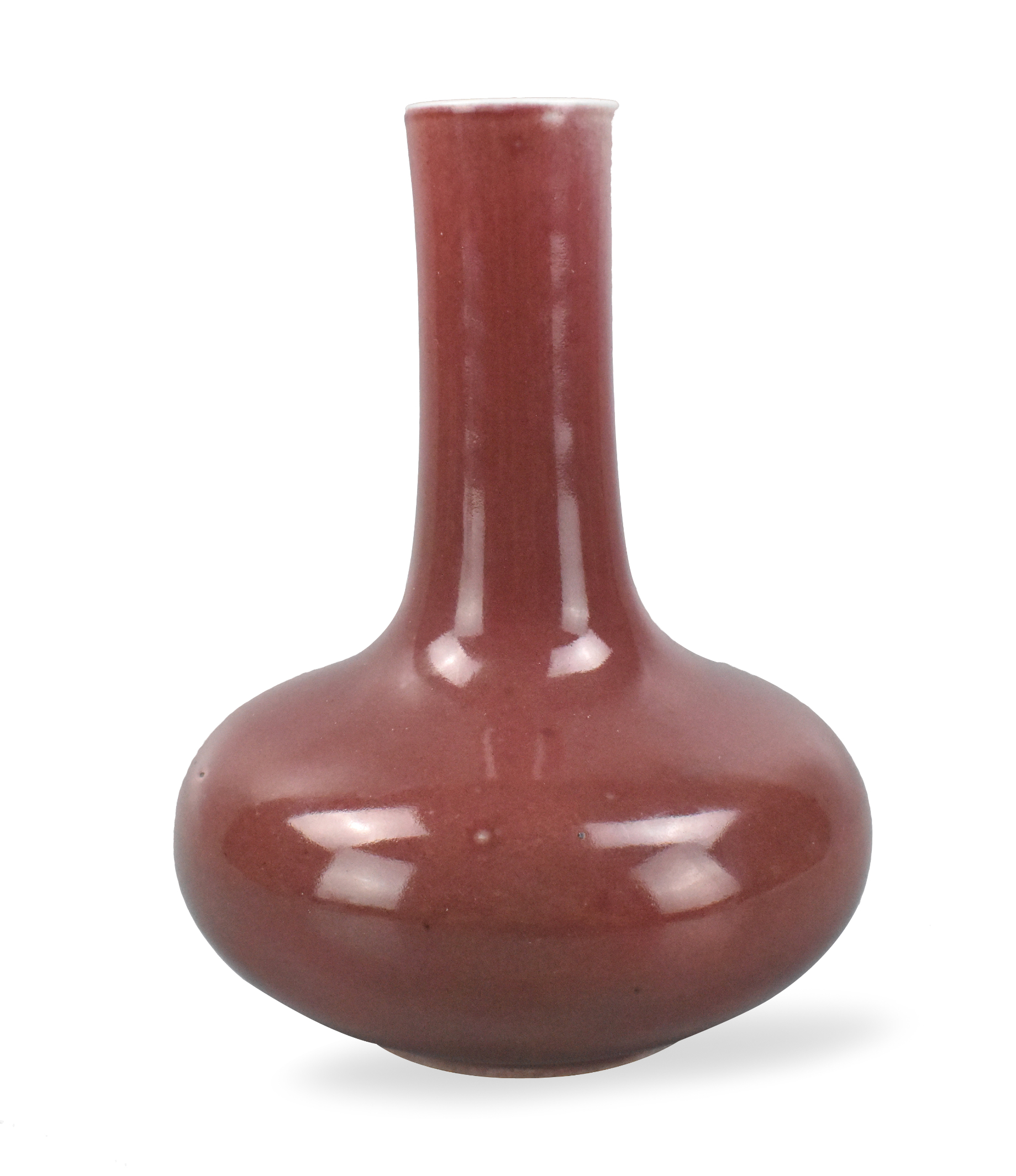 Appraisal: A Chinese red glazed vase dating from the th century