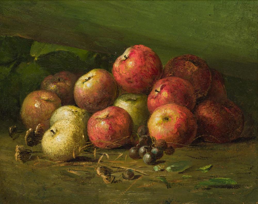 Appraisal: CHARLES ETHAN PORTER American - Still Life with Apples and