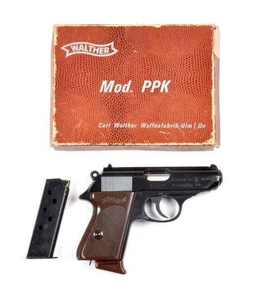 Appraisal: Boxed Walther PPK Semi Automatic Pistol Serial Beautiful example Walther