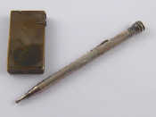 Appraisal: A mixed lot comprising a silver Eversharp propelling pencil and