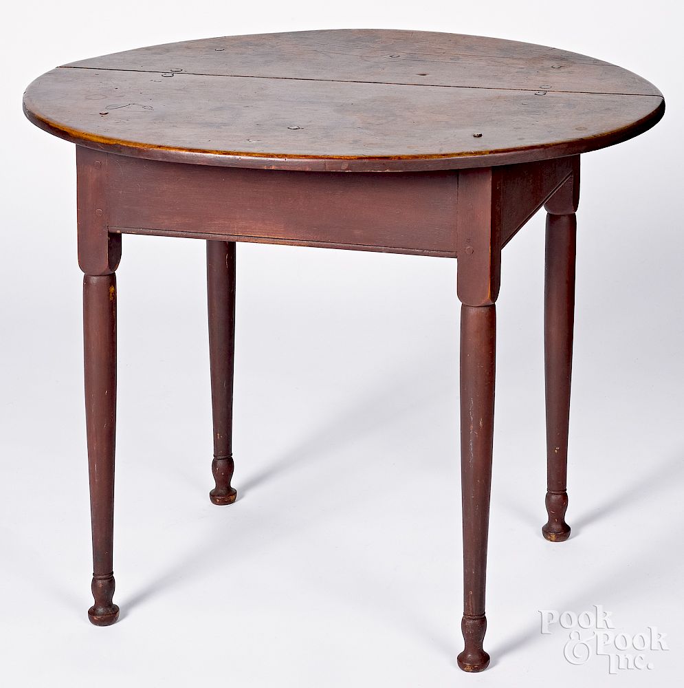 Appraisal: New England maple tavern table New England maple tavern table