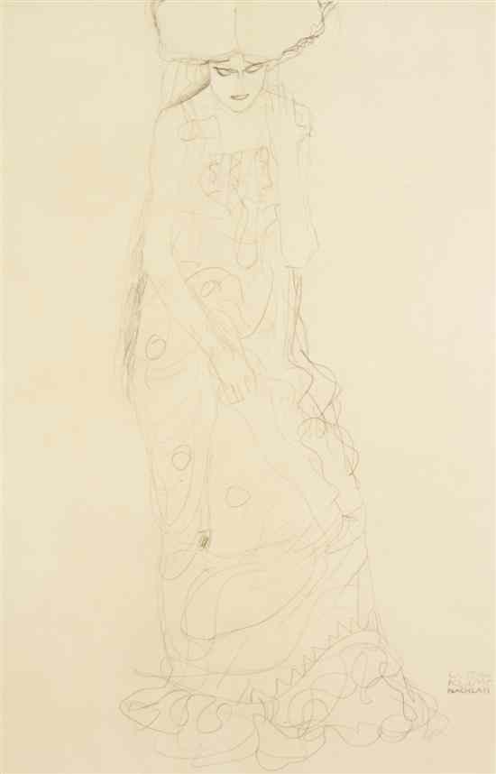 Appraisal: KLIMT GUSTAV Gustav Klimt Twenty-Five Drawings Selected and Interpreted by