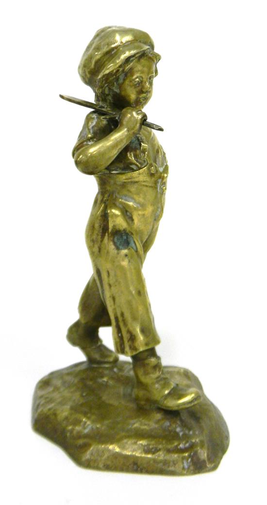 Appraisal: Antoine Bofill Spanish c -after bronze sculpture of street urchin