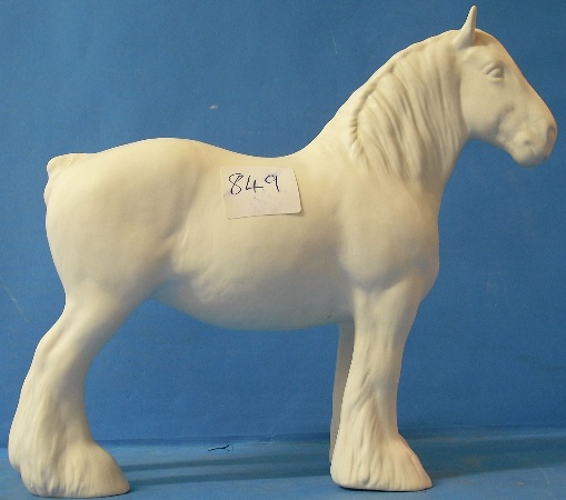 Appraisal: Beswick Shire Mare White Satin Matt