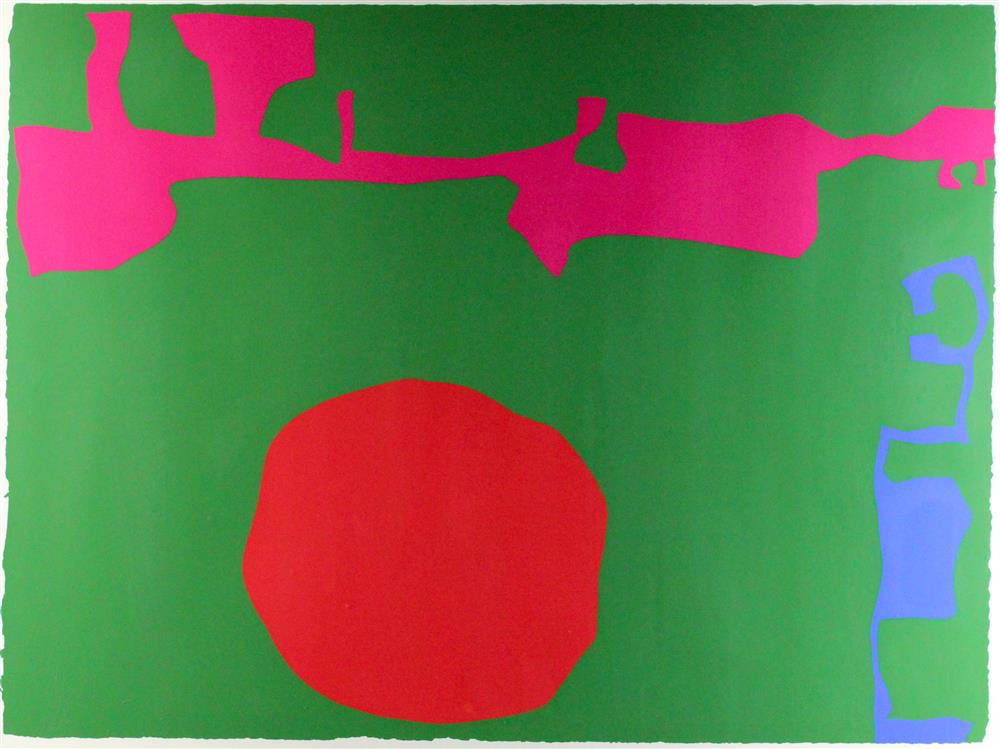 Appraisal: PATRICK HERON BRITISH - PLATE FROM JANUARY Screenprint in colors