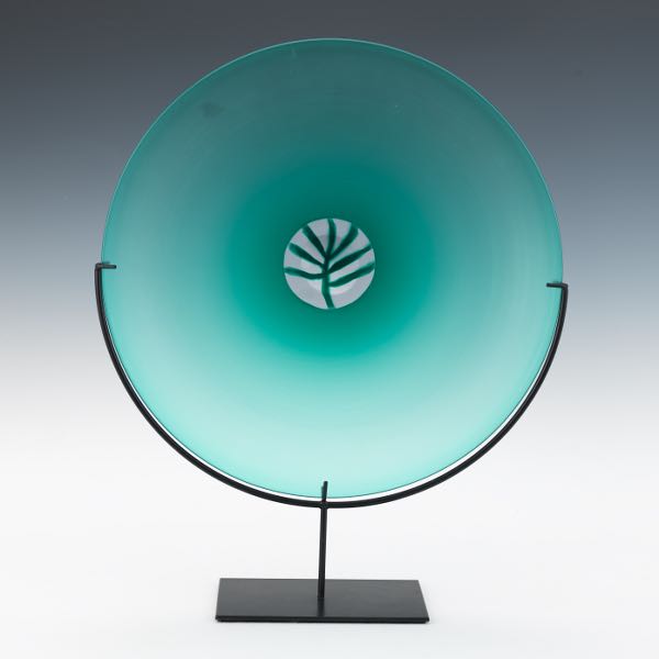 Appraisal: LAURA DE SANTILLANA ITALIAN B FOR VENINI ART GLASS glass