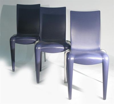 Appraisal: A set of eight Vitra Louis chairs designed by Phillippe