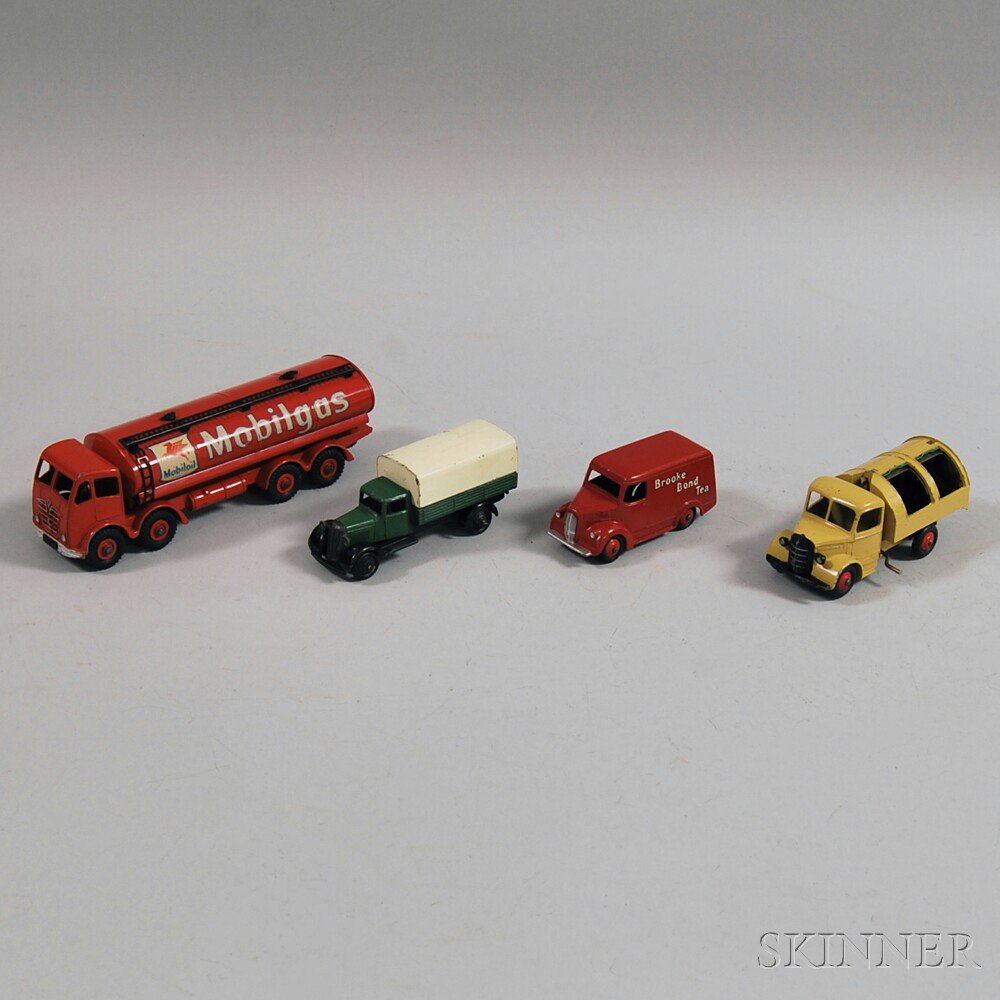 Appraisal: Four Meccano Dinky Toys Die-cast Metal Vehicles England including Supertoy