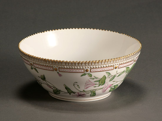 Appraisal: Royal Copenhagen 'Flora Danica' Circular Salad Bowl Dated - With