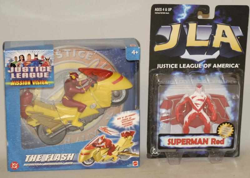 Appraisal: Lot of Assorted Justice League Toys in Boxes This lot