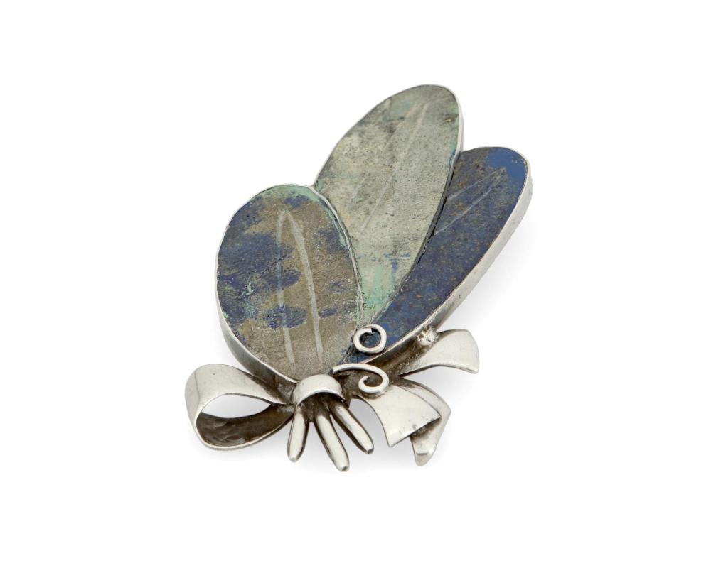 Appraisal: A William Spratling botanical brooch William Spratling - Circa -