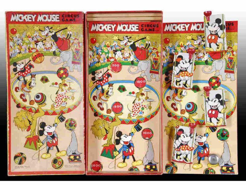 Appraisal: Lot of Walt Disney Mickey Mouse Games with Orig Description