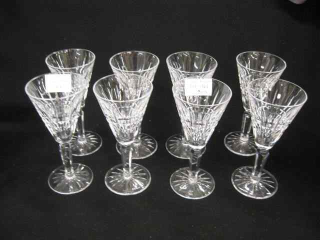 Appraisal: Waterford ''Kylemore'' Crystal Sherry Glasses '' signed excellent