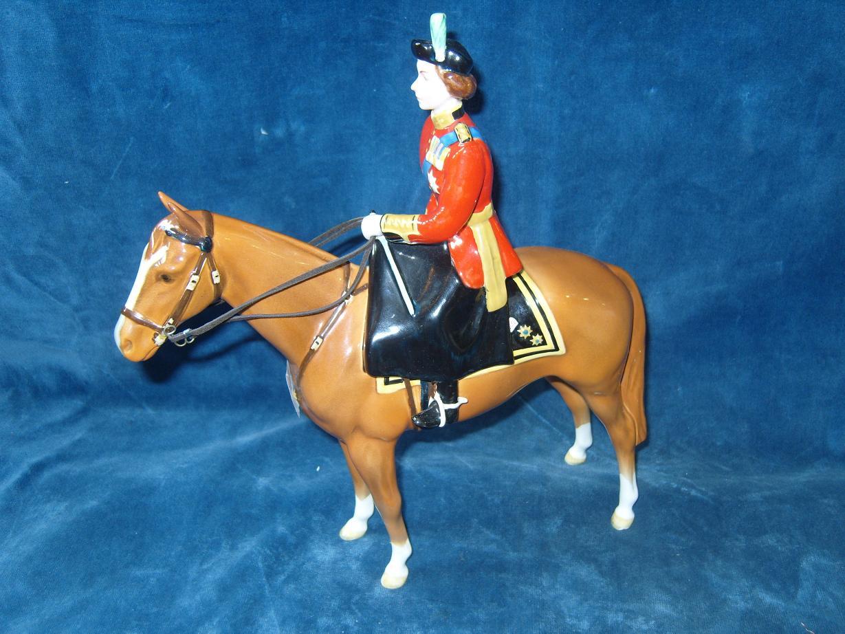 Appraisal: A Beswick model of Her Majesty Queen Elizabeth II mounted