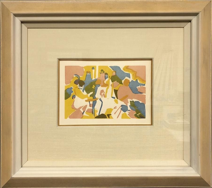 Appraisal: Kandinsky Original Color Woodcut Orientalisches Wassily Kandinsky Russian Federation France