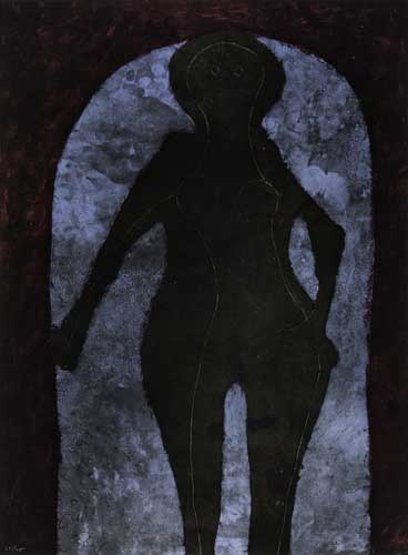 Appraisal: RUFINO TAMAYO Mujer en Negro Color lithograph on Guarro x