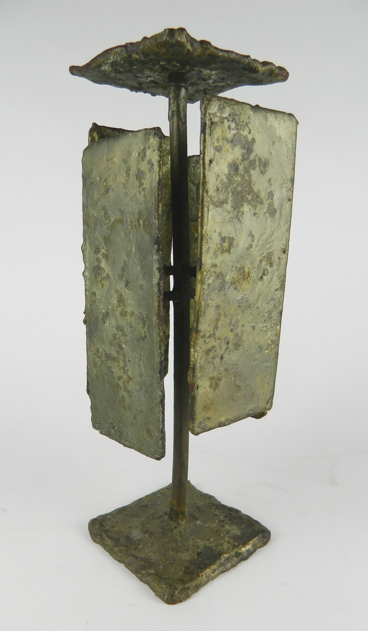 Appraisal: Harry Bertoia American - Untitled Multi-plane construction - brass silver