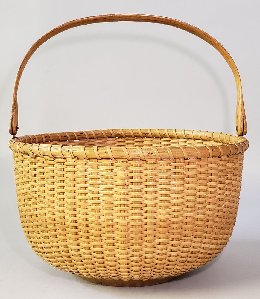 Appraisal: Ferdinand Sylvaro Nantucket Basket circa Ferdinand Sylvaro - Nantucket Basket