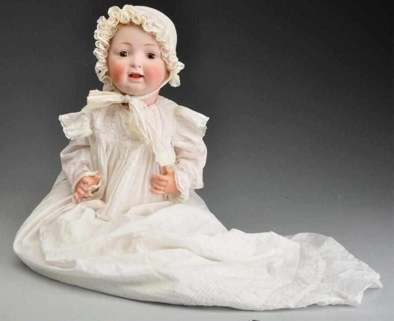 Appraisal: Large J D K Character Baby Doll Description German bisque