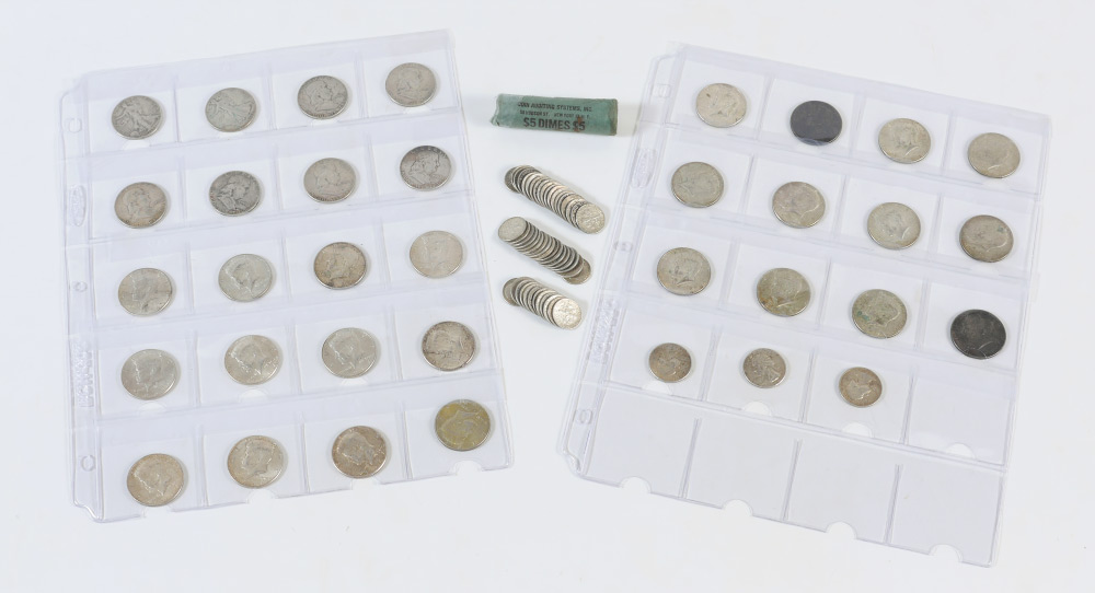 Appraisal: ESTATE COLLECTION OF US SILVER COINS Ungraded to include or