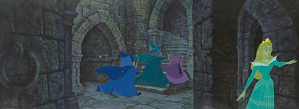 Appraisal: A Walt Disney celluloid from Sleeping Beauty gouache on celluloid